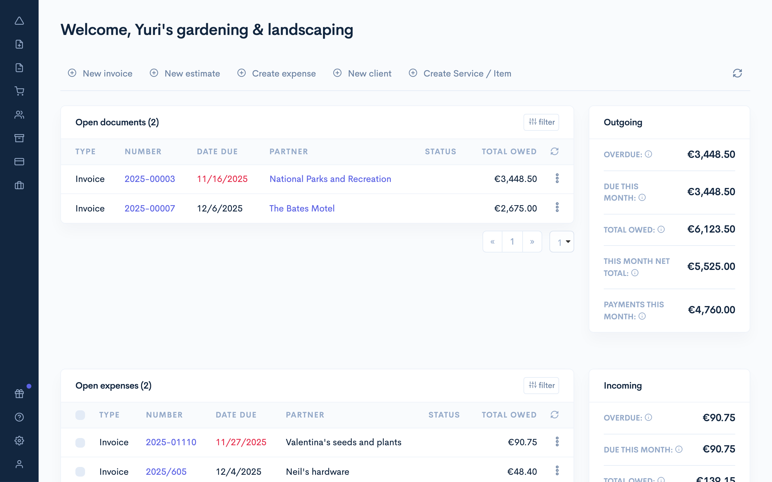 Apollo web app on tablet device