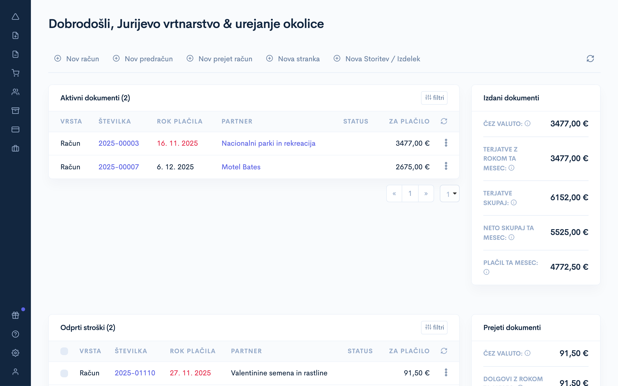 Spletna aplikacija Apollo na tablici